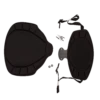 Pelican Standard Kayak Backrest With Seat Cushion 2 Pelican Standard Kayak Backrest With Seat Cushion -Pelican PS1079 ISO